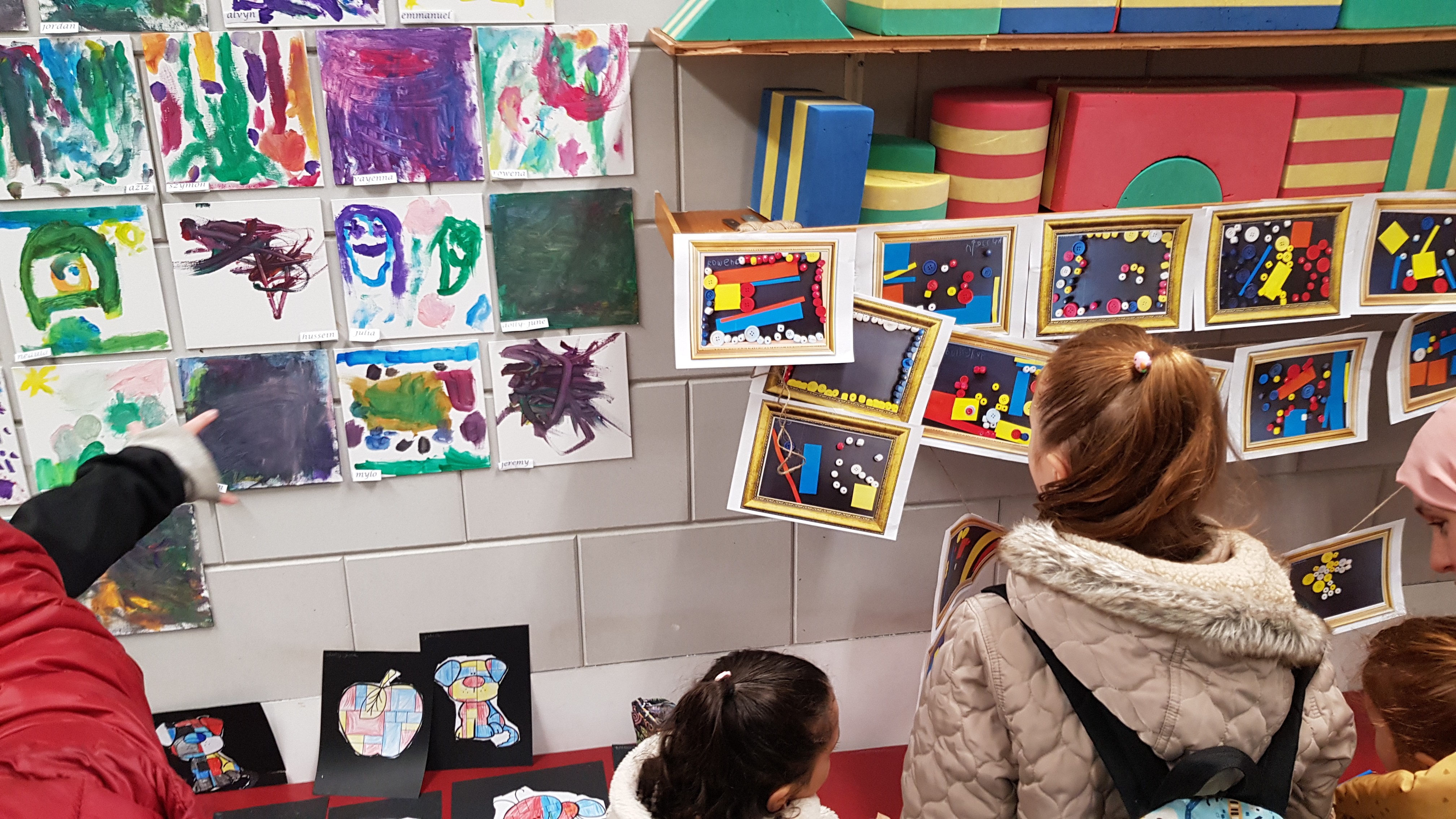Image Thema KUNST met de kleuters